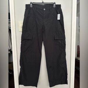 Old Navy Black Wide Leg Cargo Pants